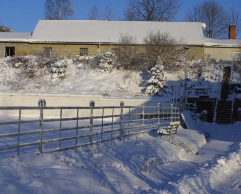 Anlage HWL Gleisberg im Winter