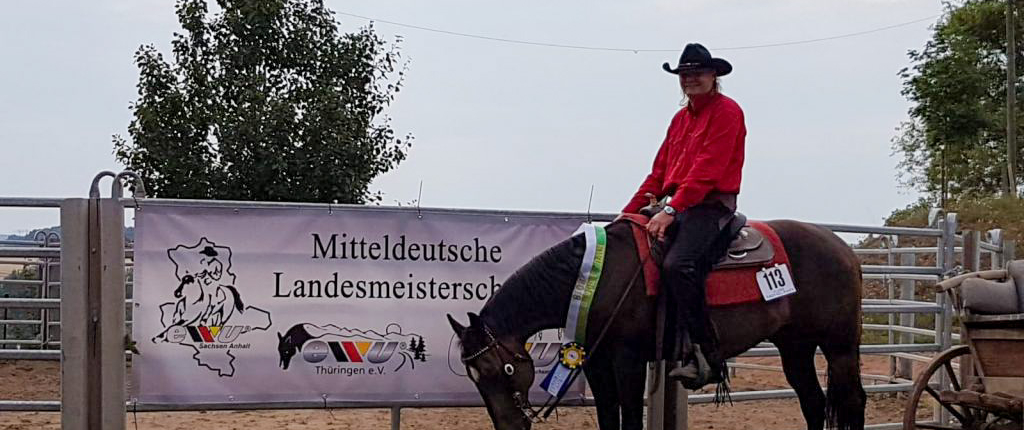 Mitteldeutsche Landesmeisterschaft 2018 - Uwe Linder auf Mr Pappa Chic