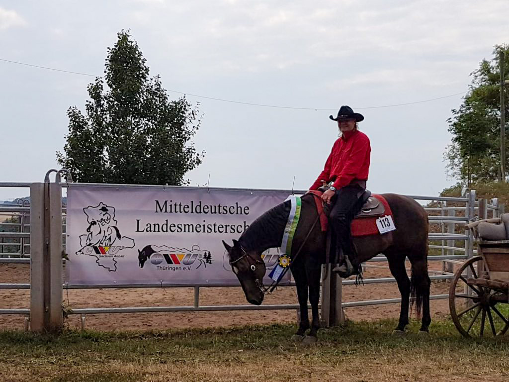 Mitteldeutsche Landesmeisterschaft 2018 - Uwe Linder auf Mr Pappa Chic